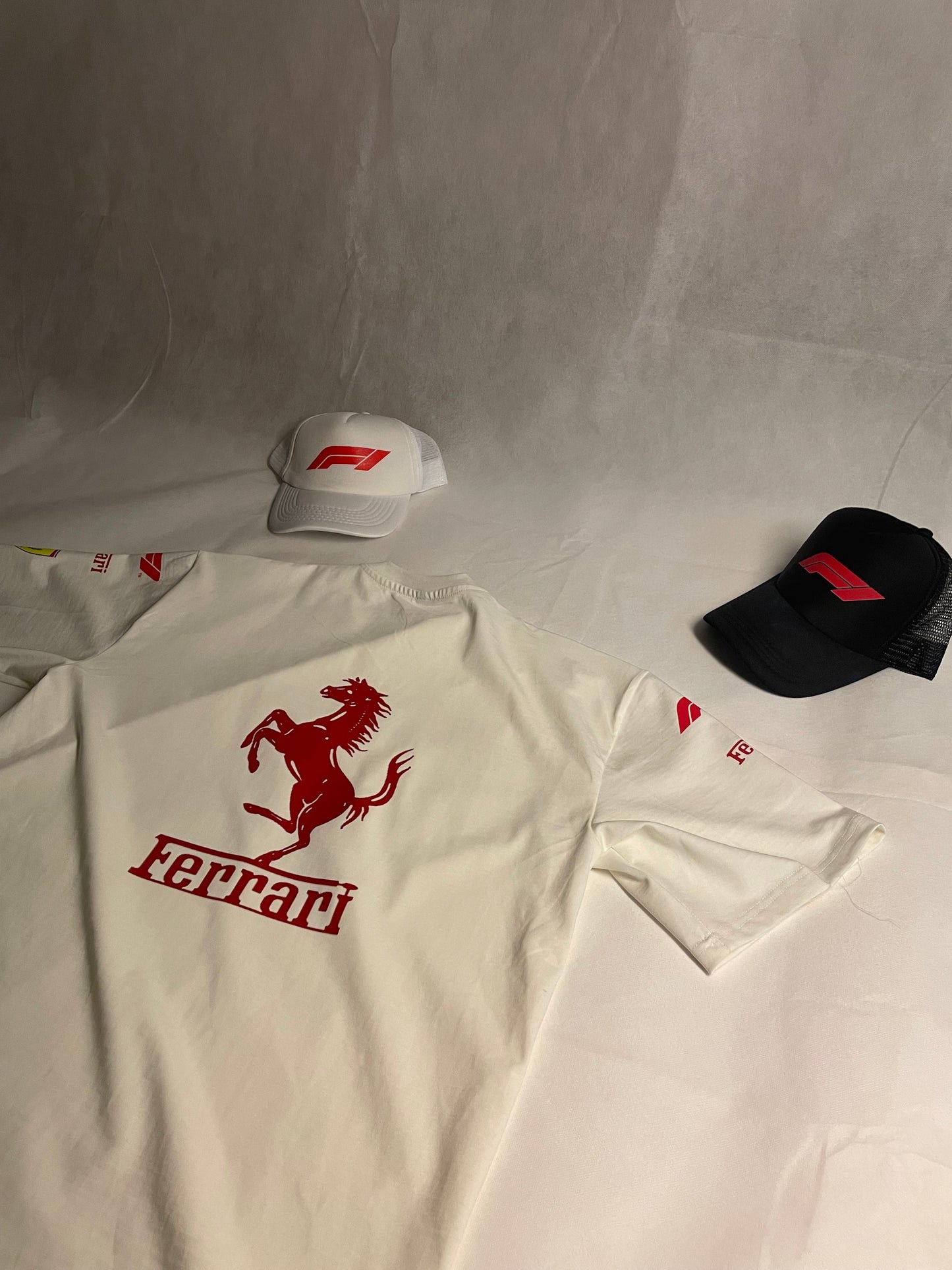 Ferrari F1 Team Set – T-Shirt & Cap Combo