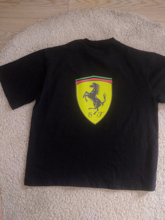 Ferrari scuderia Black tshirt oversize unisex