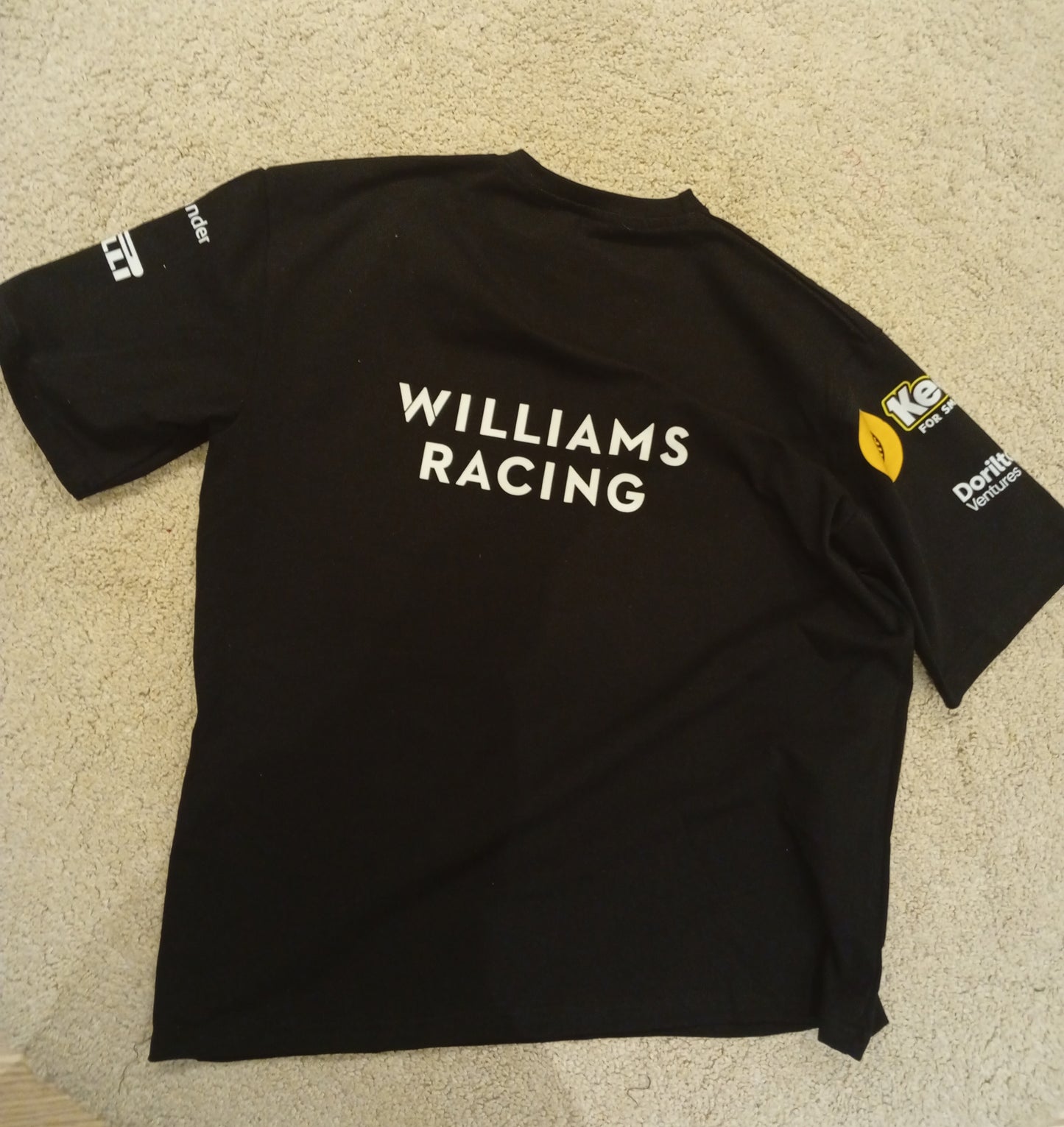Williams racing black oversized tshirt unisex