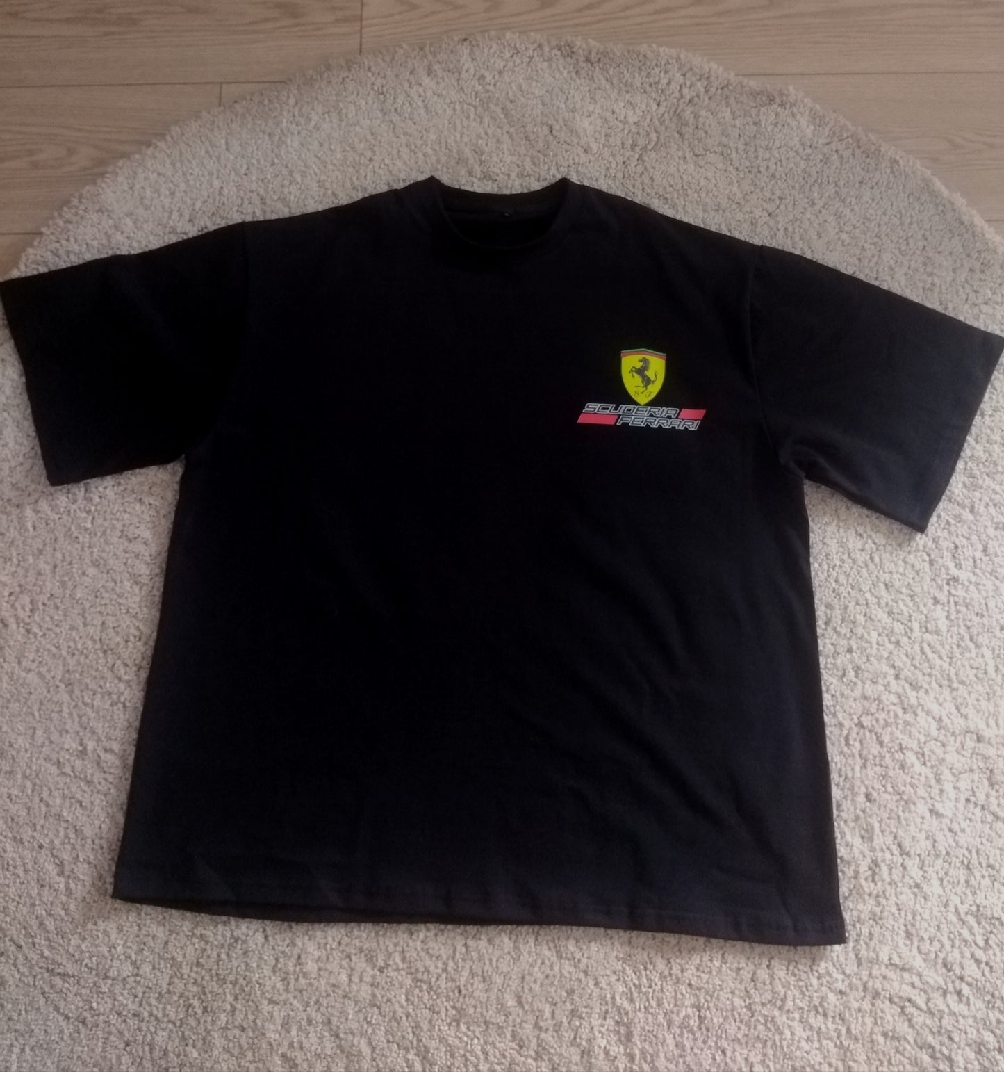 Ferrari scuderia Black tshirt oversize unisex
