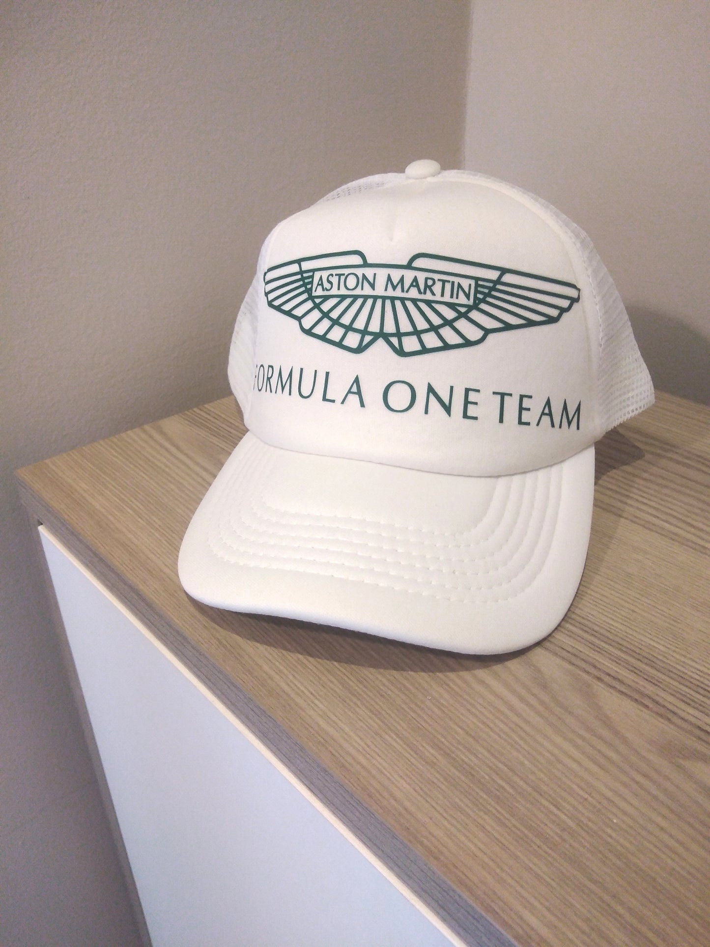 Aston martin white cap
