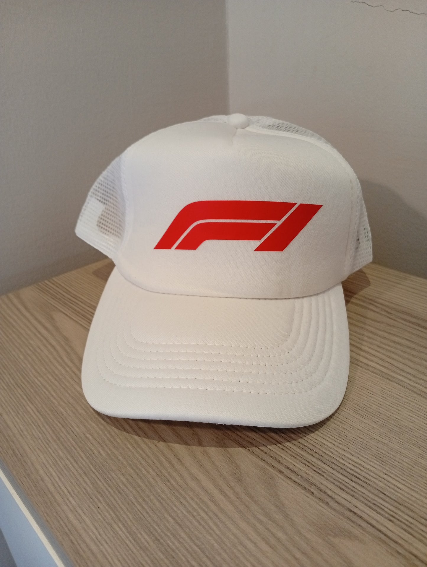 F1 cap white unisex