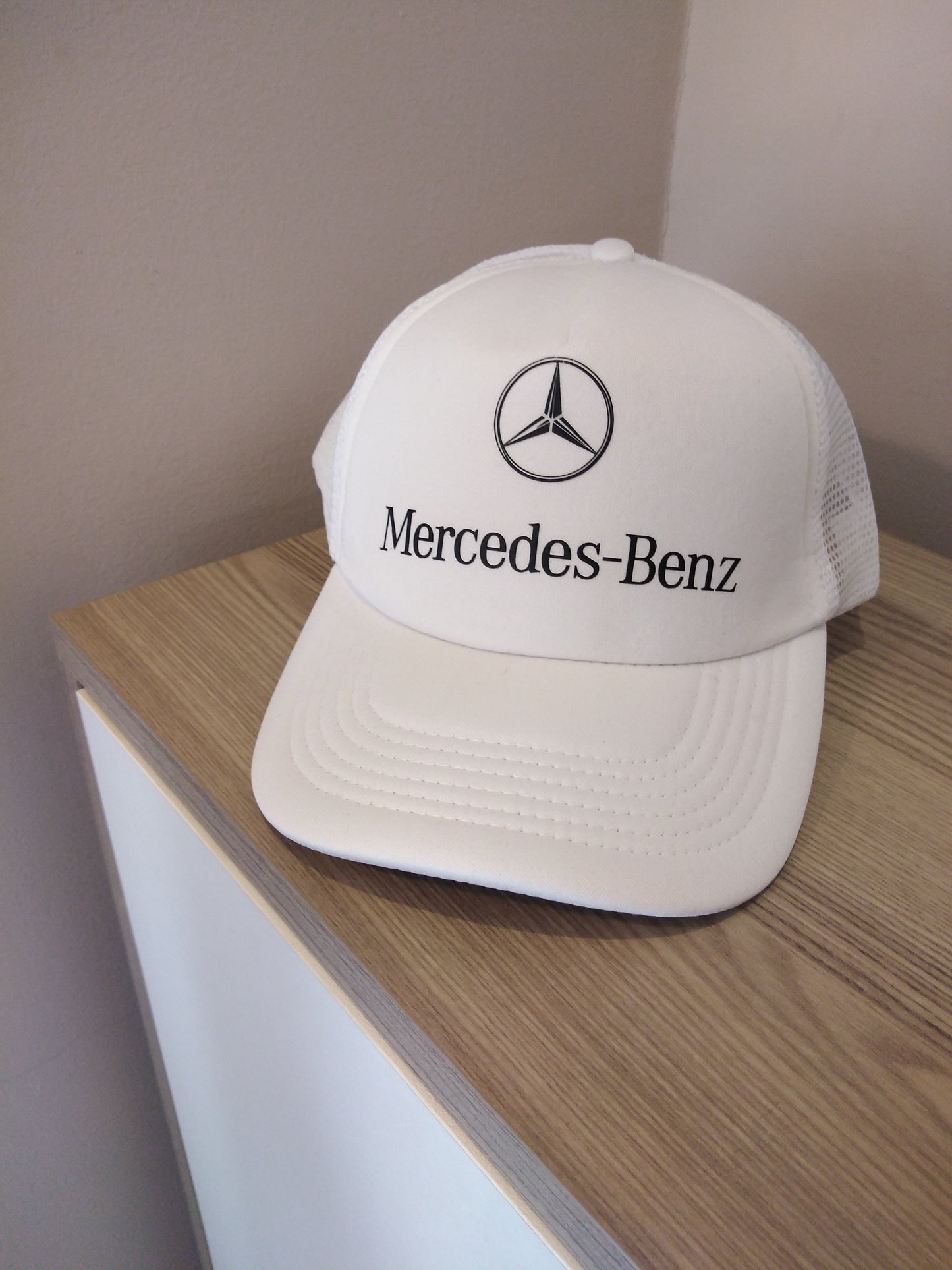 Mercedes Benz white  cap Unisex