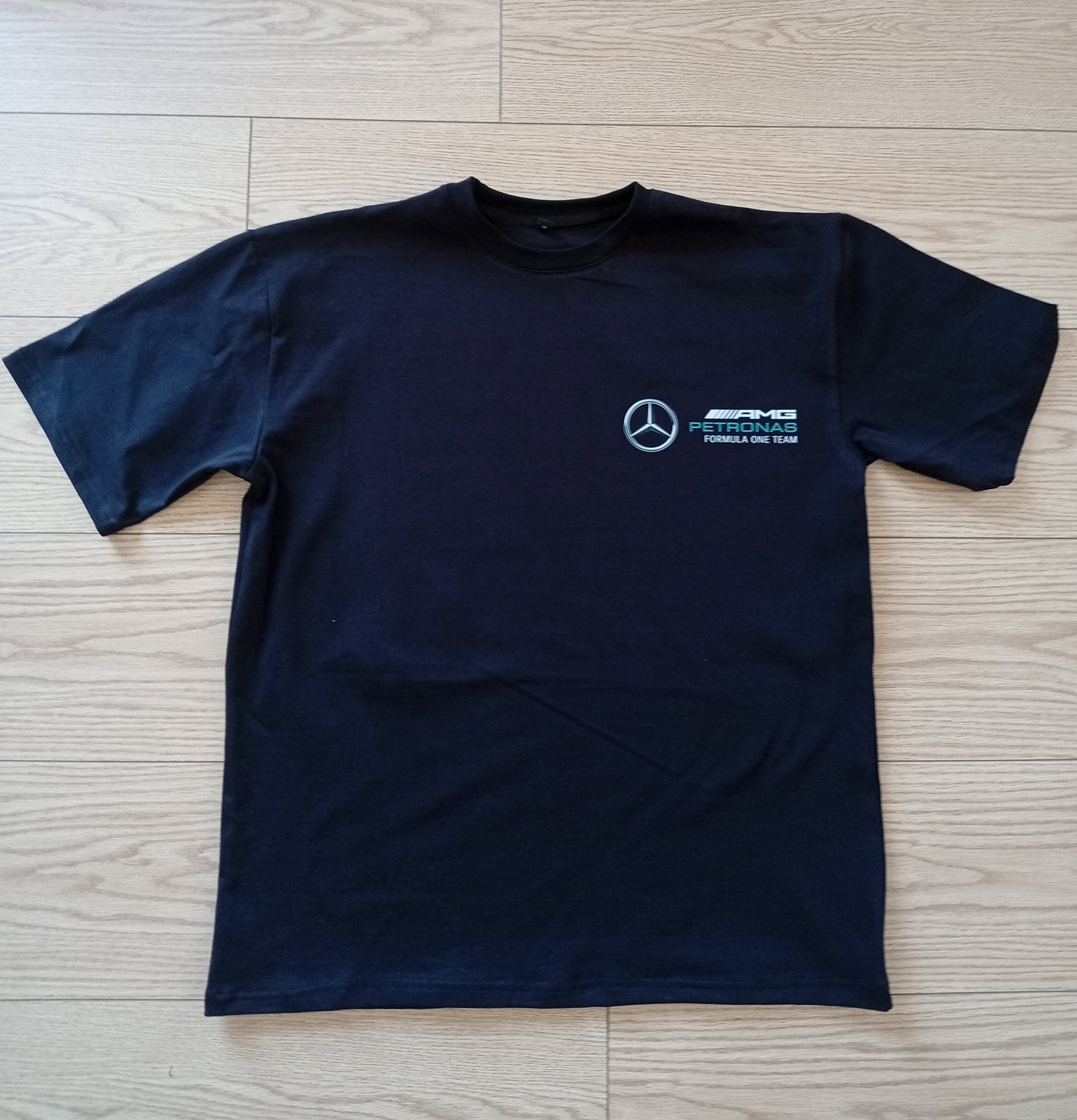 Black Mercedes Petronas tshirt oversize