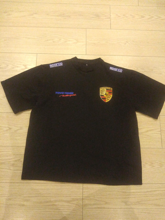 Porsche toyo Black Tshirt oversize