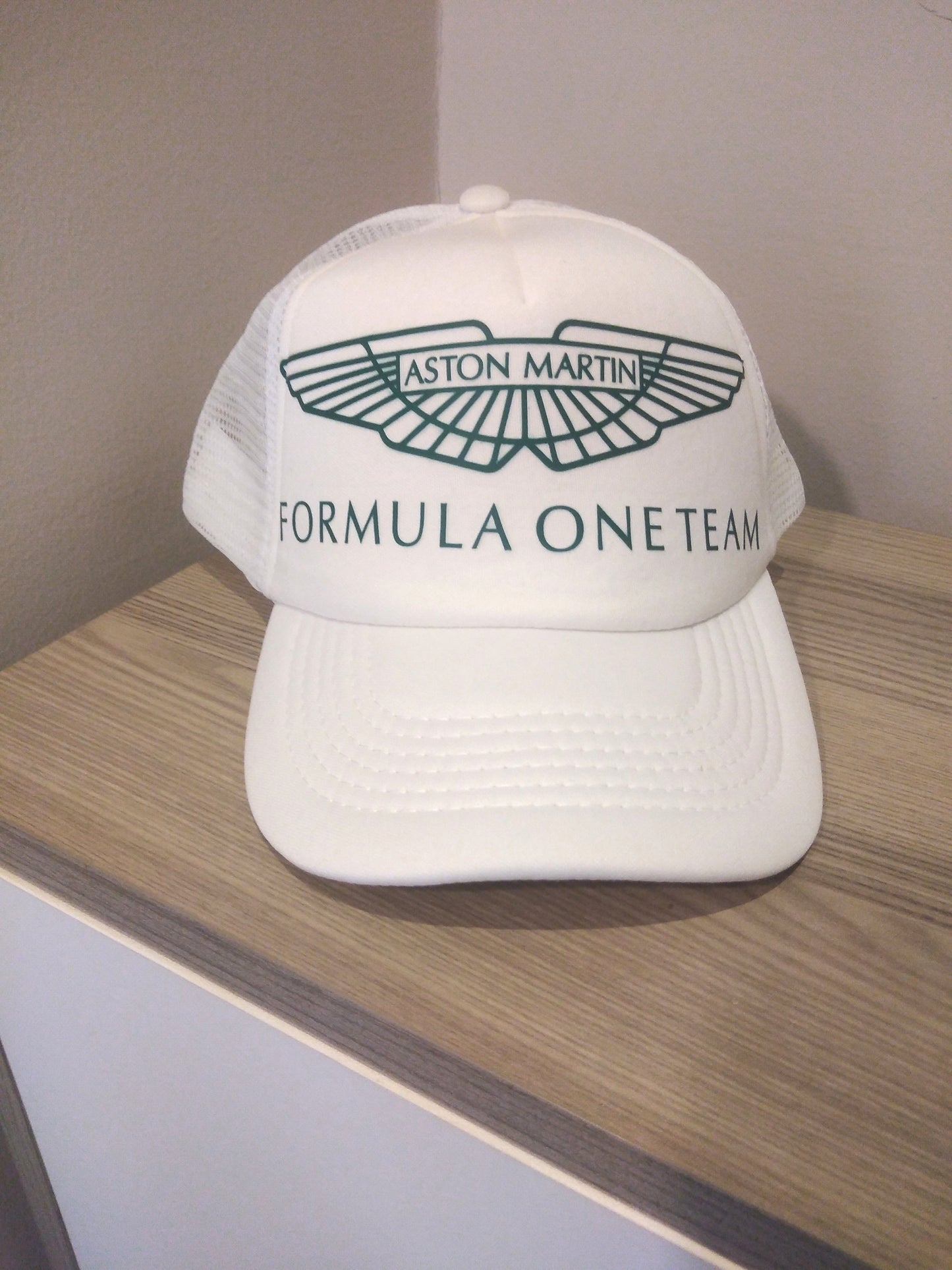 Aston martin white cap