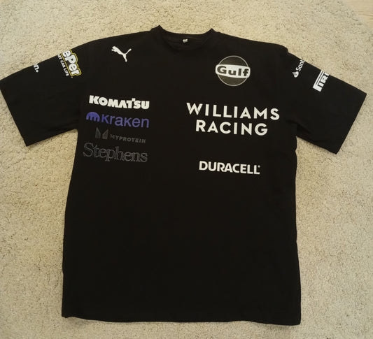 Williams racing black oversized tshirt unisex