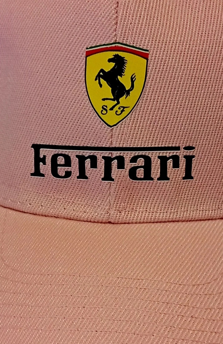 Ferrari pink cap