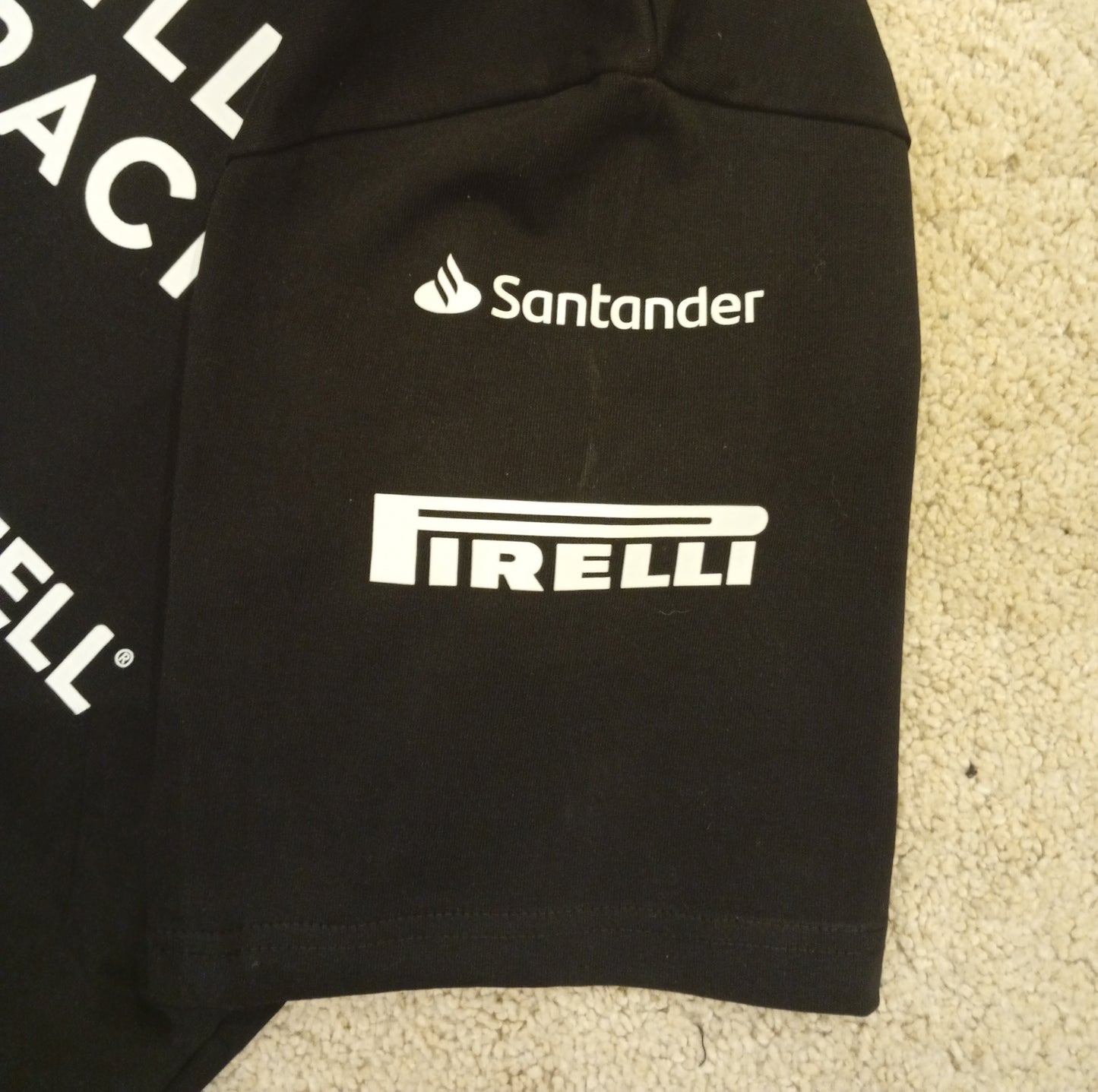 Williams racing black oversized tshirt unisex