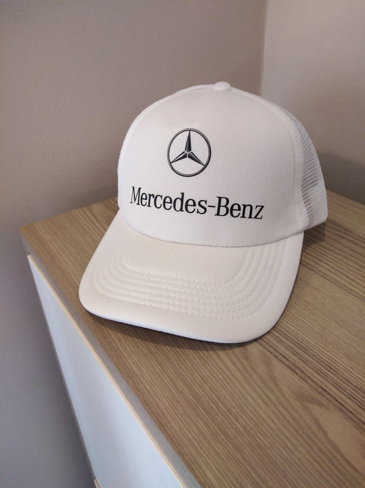 Mercedes Benz white  cap Unisex