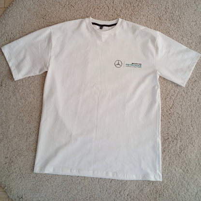 Mercedes Petronas tshirt white oversized