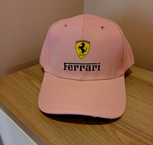 Ferrari pink cap