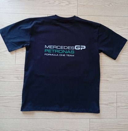 Black Mercedes Petronas tshirt oversize